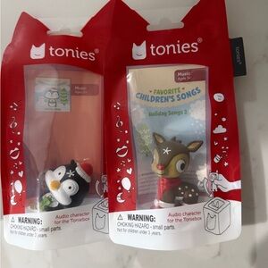Christmas songs Tonies pack of 2- penguin and deer